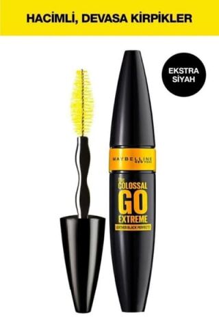 Hacim Sağlayan Siyah Maskara Colossal Go Extreme Volum Express Mascara