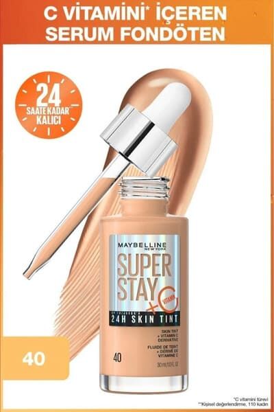 Maybelline New York  Super Stay Skin Tint Fondöten - 40