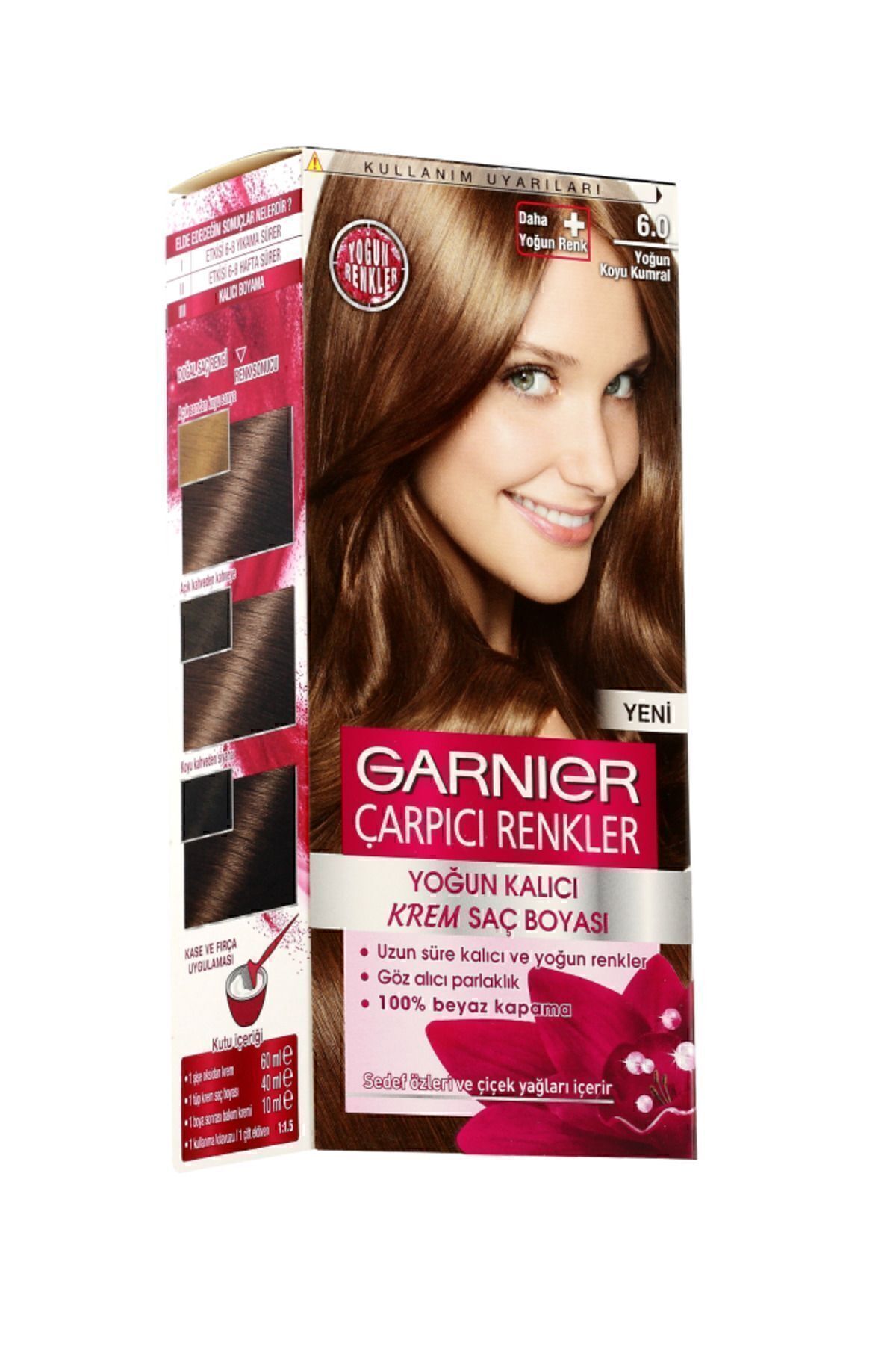 Garnier  Saç Byası Çrpıcı Rnklr 6.0 Yoğn Koyu Kumrl