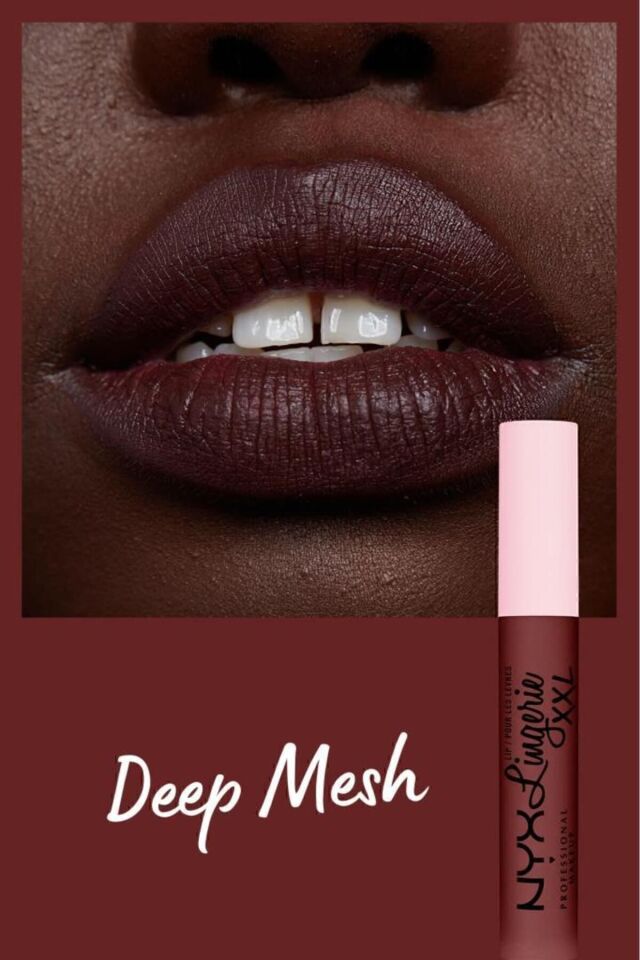 NYX Professional Makeup Lip Lingerie Xxl Mat Likit Ruj Deep Mesh