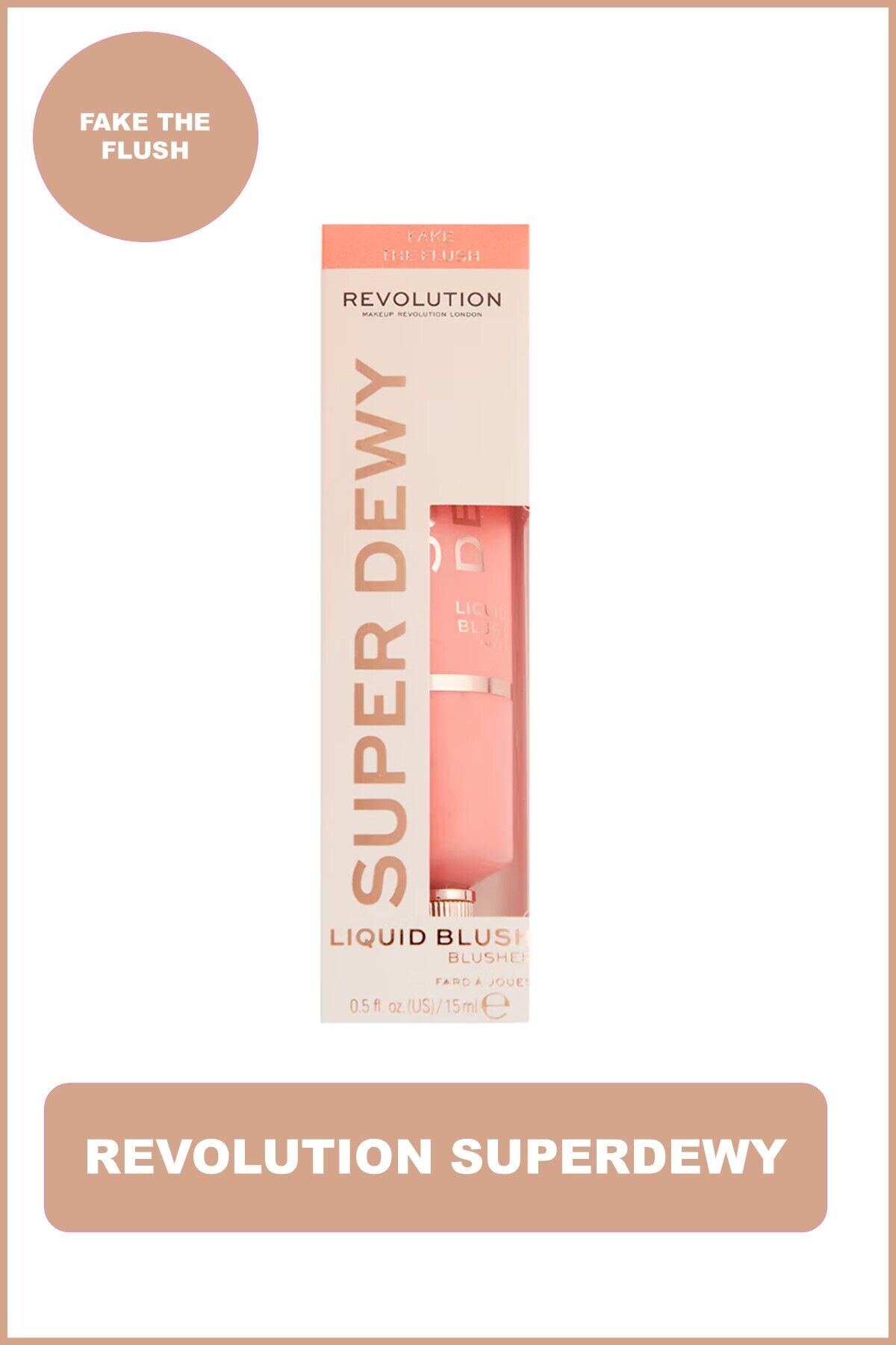 Süper Nemli Yoğun Pigmentli Likit Allık - Fake The Flush