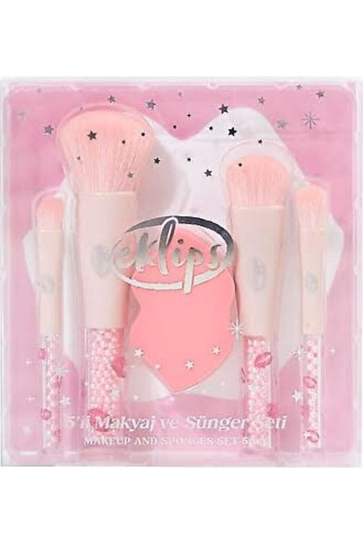 Makyaj Fırça ve Sünger Seti 5'li