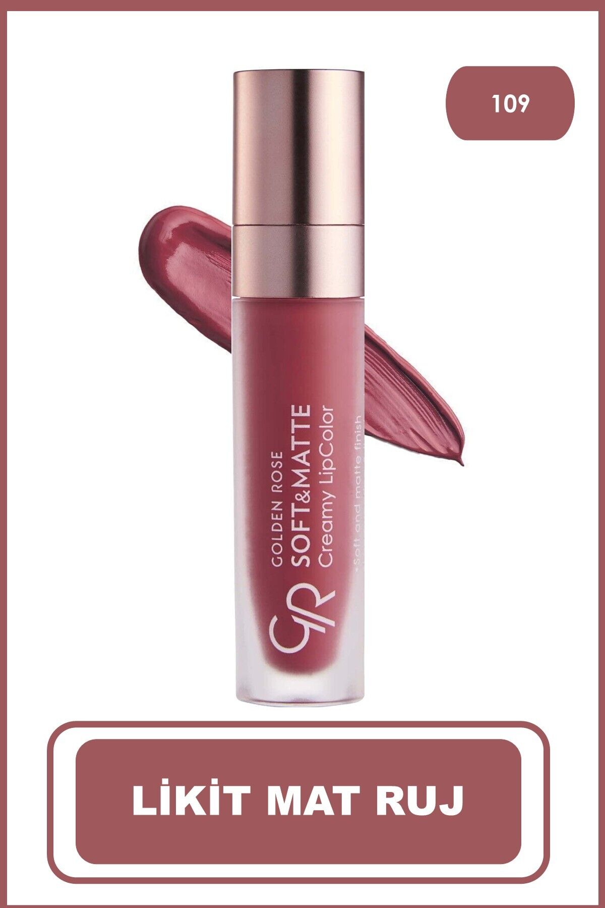 Soft Matte Creamy Lipcolor 117 R-Sml-109