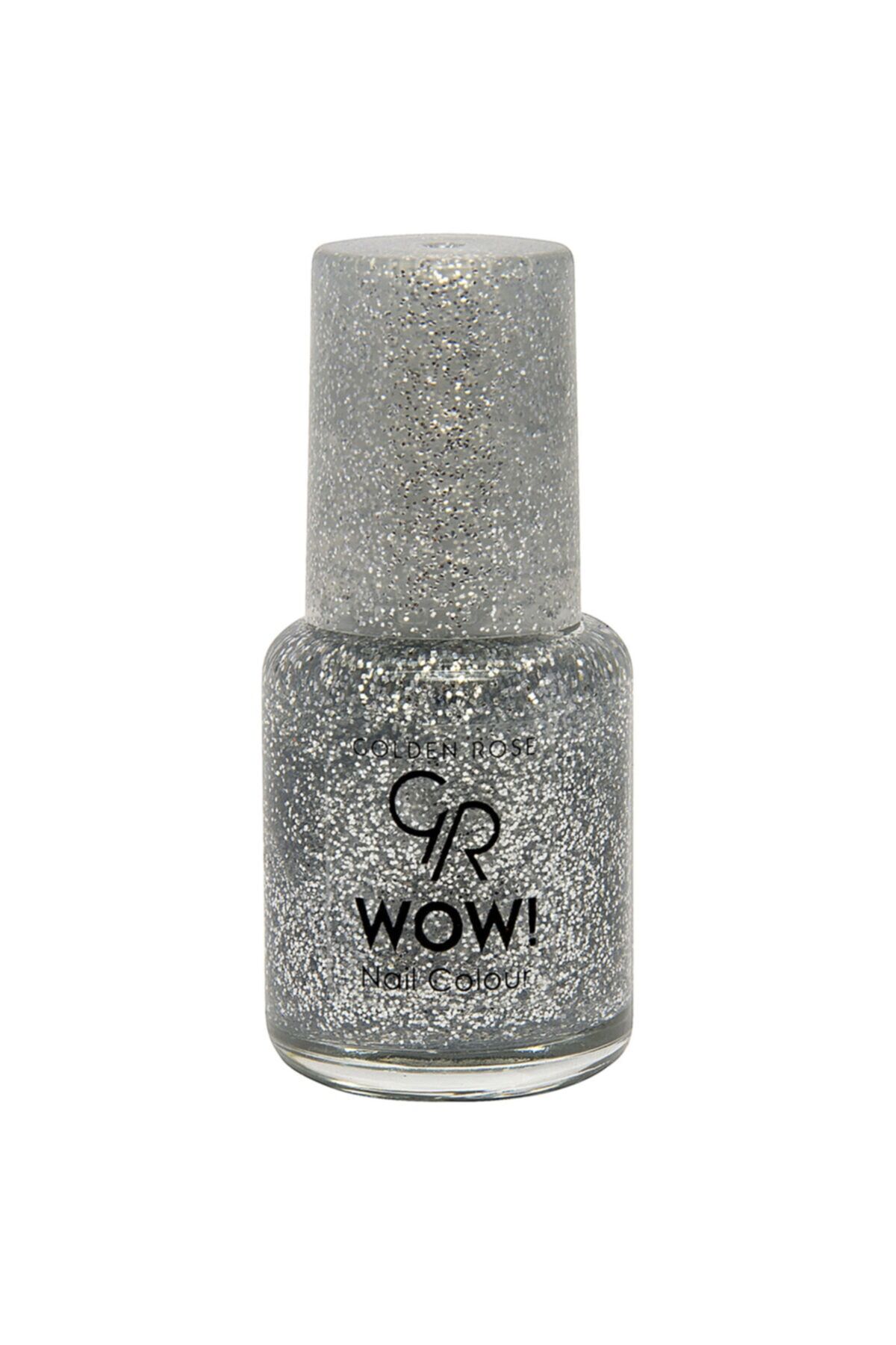 Wow Tırnak Rengi Glitter Gri No:201