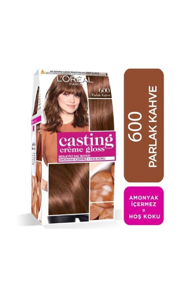 L'oréal Paris Casting Crème Gloss Saç Boyası 600 Parlak Kahve 600 Parlak Kahve