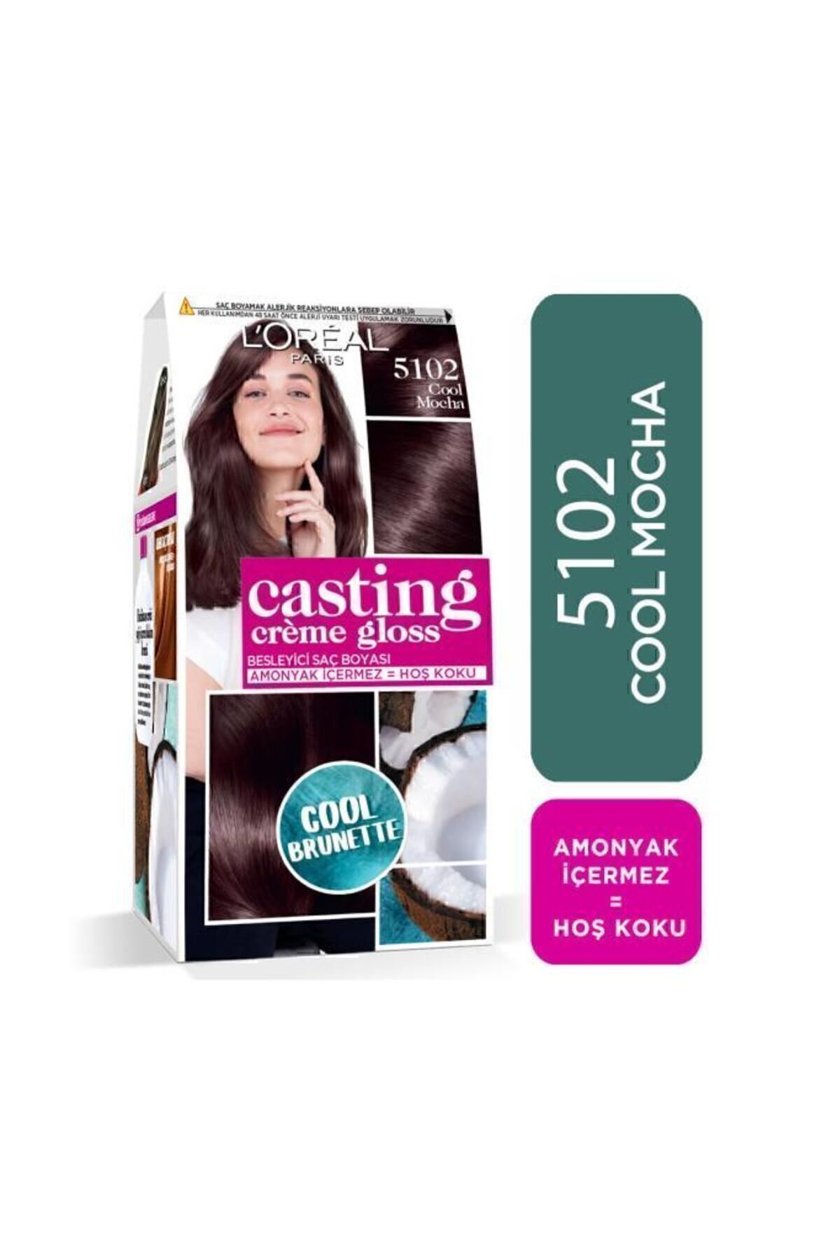 L'oréal Paris Casting Crème Gloss Saç Boyası 600 Parlak Kahve 5102 Cool Mocha