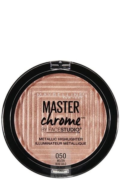 Maybelline New York Master Chrome Metalik Aydınlatıcı Pudra - 050  Molten Rose Gold