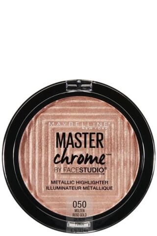 Maybelline New York Master Chrome Metalik Aydınlatıcı Pudra - 050  Molten Rose Gold