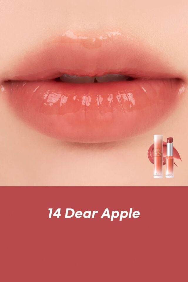 rom&nd Glasting Melting Balm Renkli Dudak Balmı 14 Dear Apple