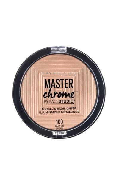 Maybelline New York Master Chrome Metalik Aydınlatıcı - 100 Molten Gold