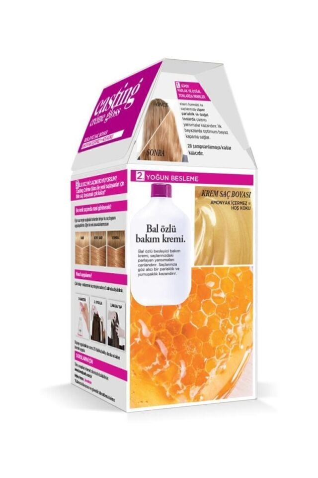 L'oréal Paris Casting Crème Gloss Saç Boyası 600 Parlak Kahve 810 Parlak Küllü Sarı