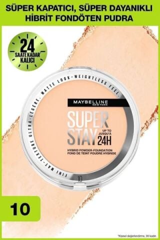 Maybelline New York Superstay Hibrit Pudra Fondöten - 10