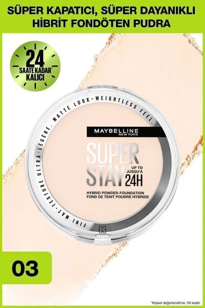 Maybelline New York Superstay Hibrit Pudra Fondöten - 03