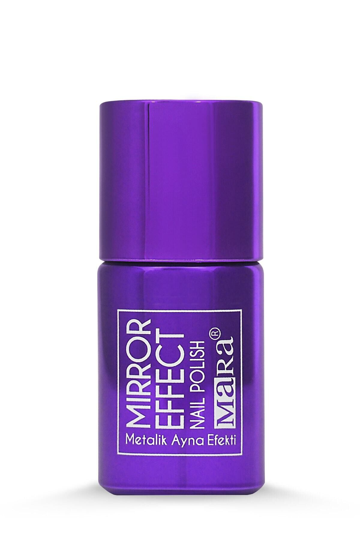 Mor Metalik Ayna Efektli Oje
