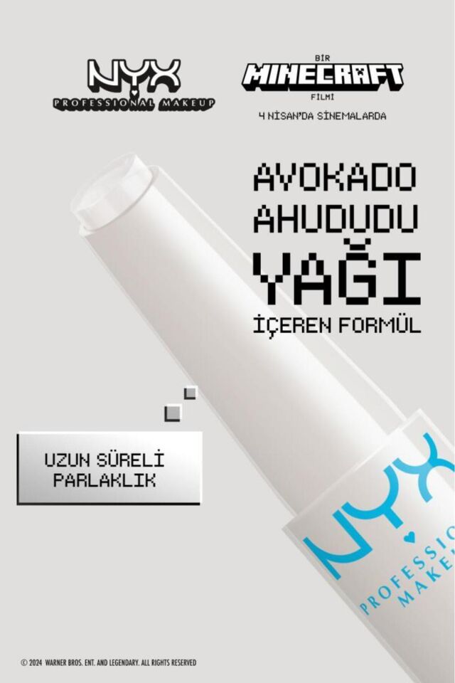 Minecraft Özel Koleksiyon Stick Dudak Parlatıcısı - 01 Hunk City