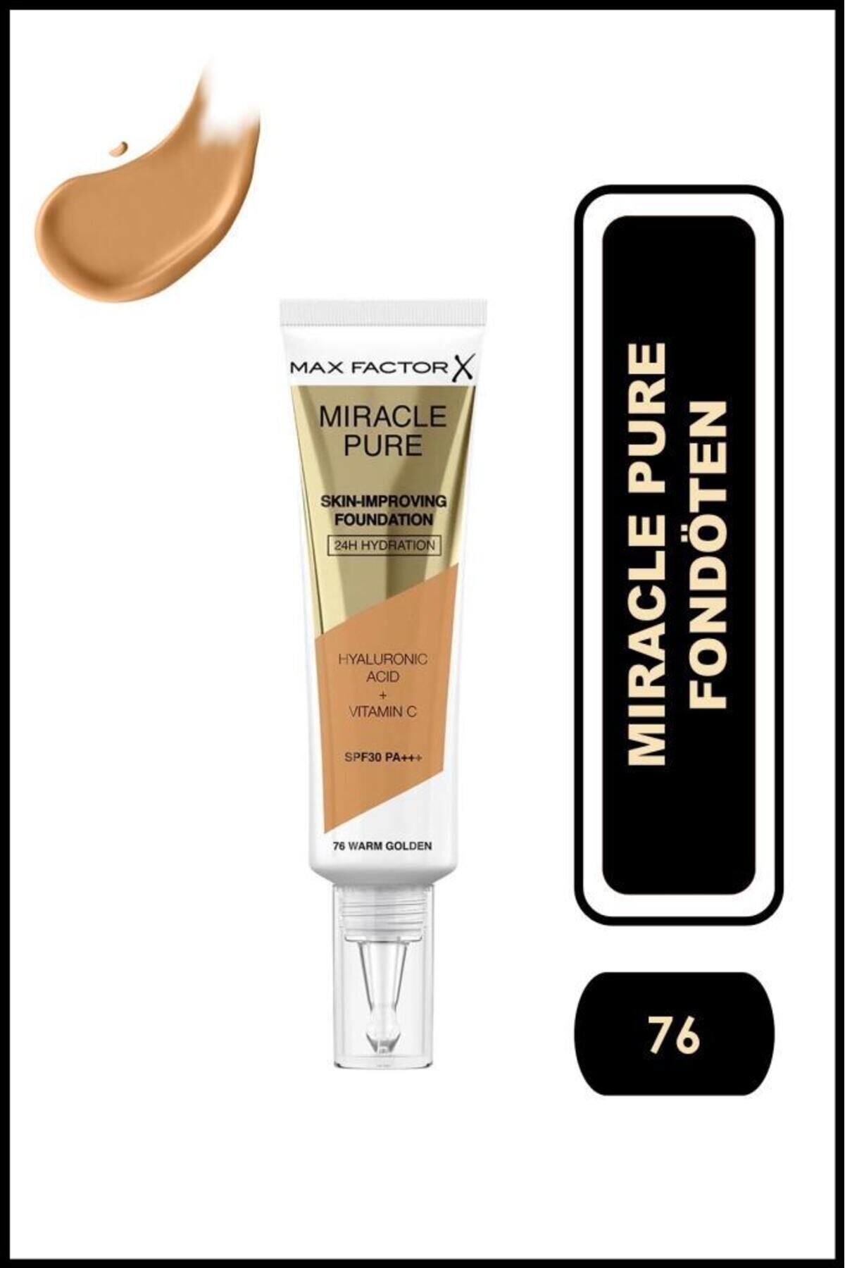 Miracle Pure Foundation Warm Golden No:76