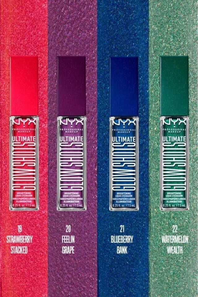 NYX Professional Makeup Ultimate Glow Shots Işıltılı Likit Göz Farı - 21 Blueberry Bank