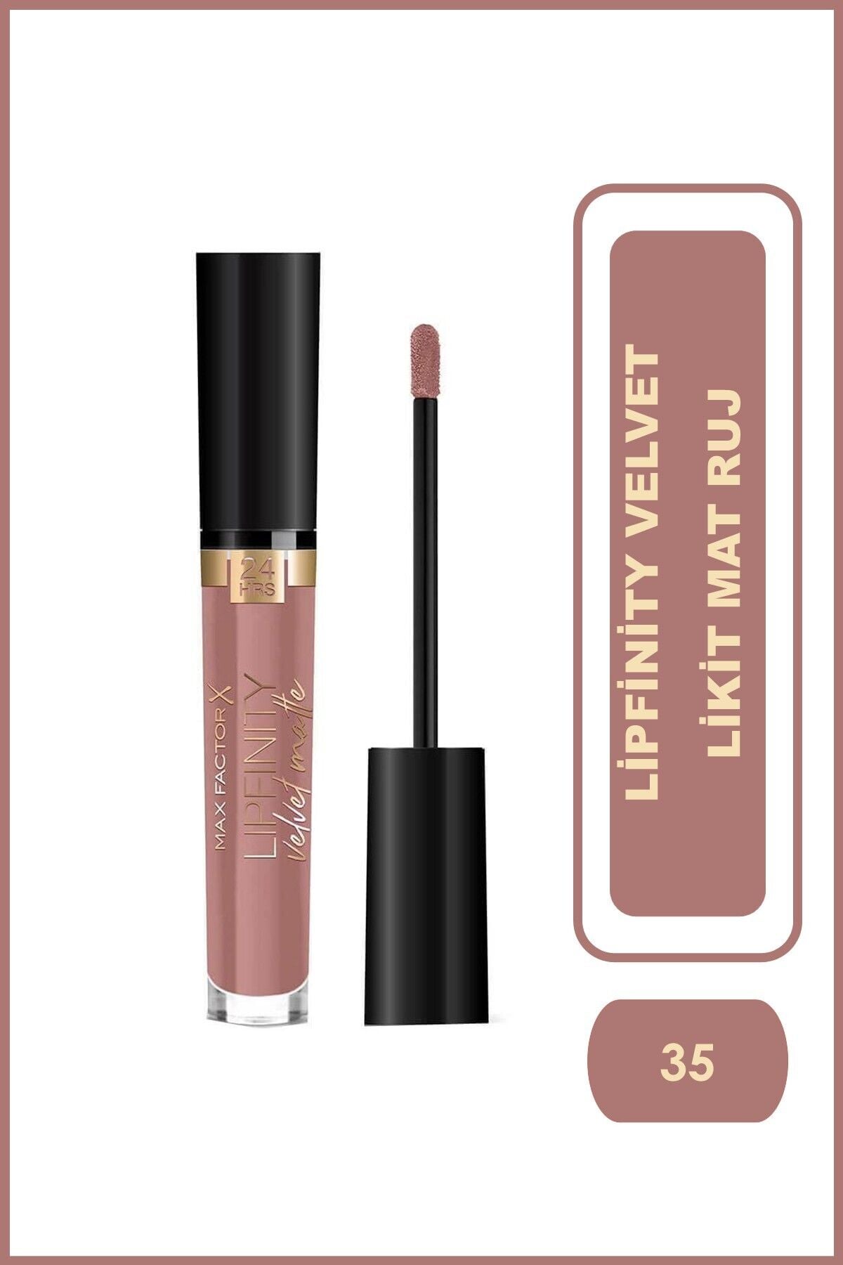 Mat Ruj - Lipfinity Velvet Matte Rg Lipstick 045 Posh Pink Elegant Brown