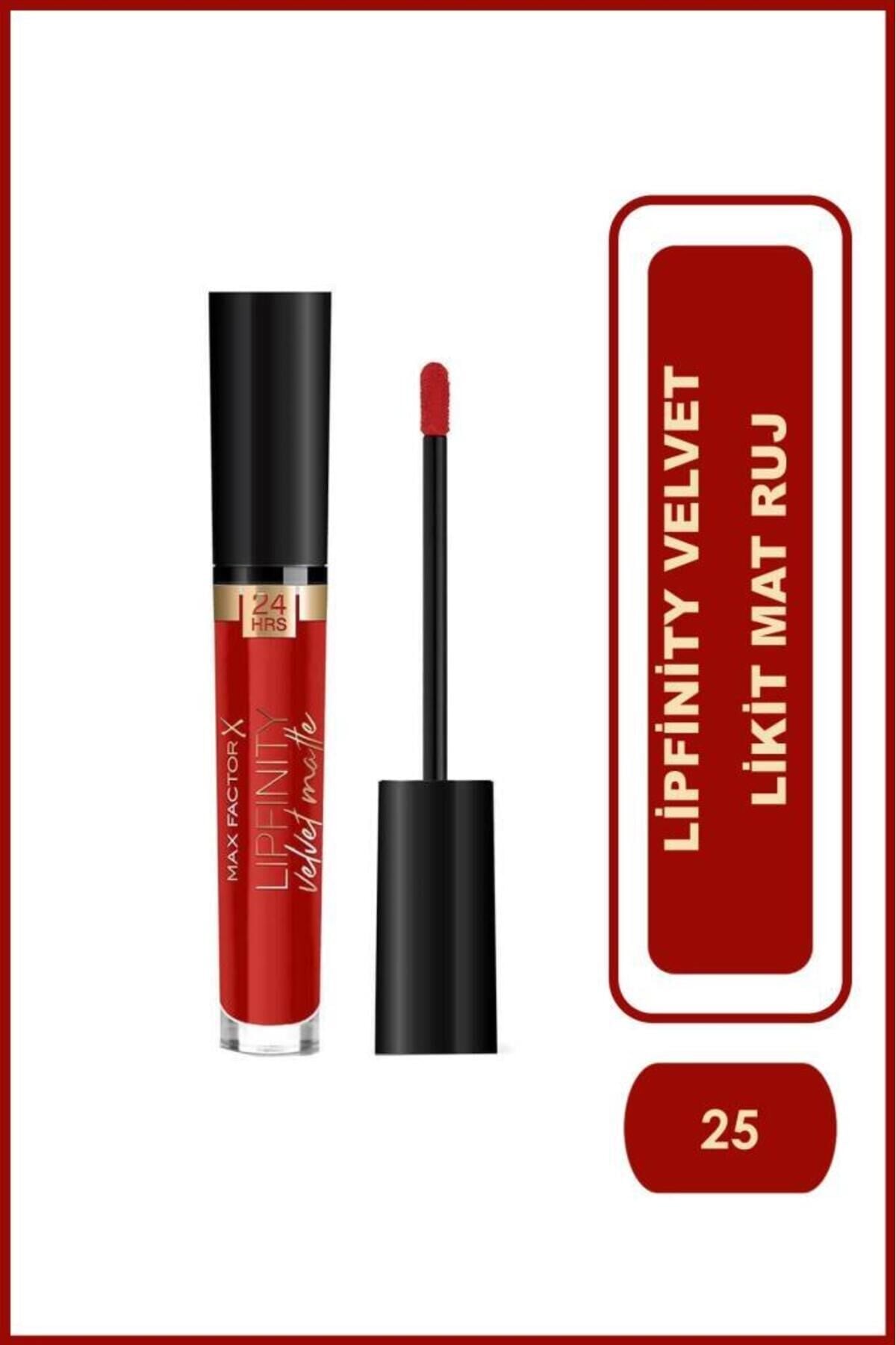 Mat Ruj - Lipfinity Velvet Matte Rg Lipstick 045 Posh Pink Red Luxury