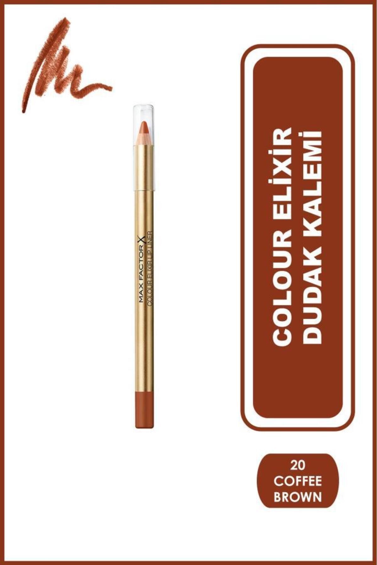 Max Factor Dudak Kalemi - Colour Elixir Lip Liner No: 20 Coffee Brown