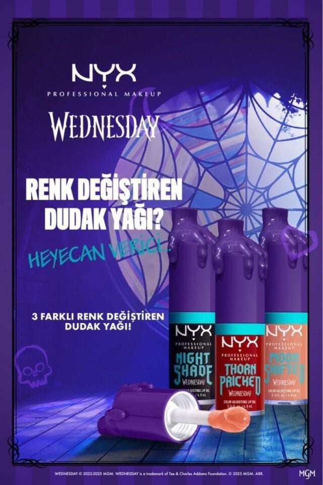 Wednesday Özel Koleksiyonu Renk Değiştiren Dudak Yağı - 02 Thorn Pricked