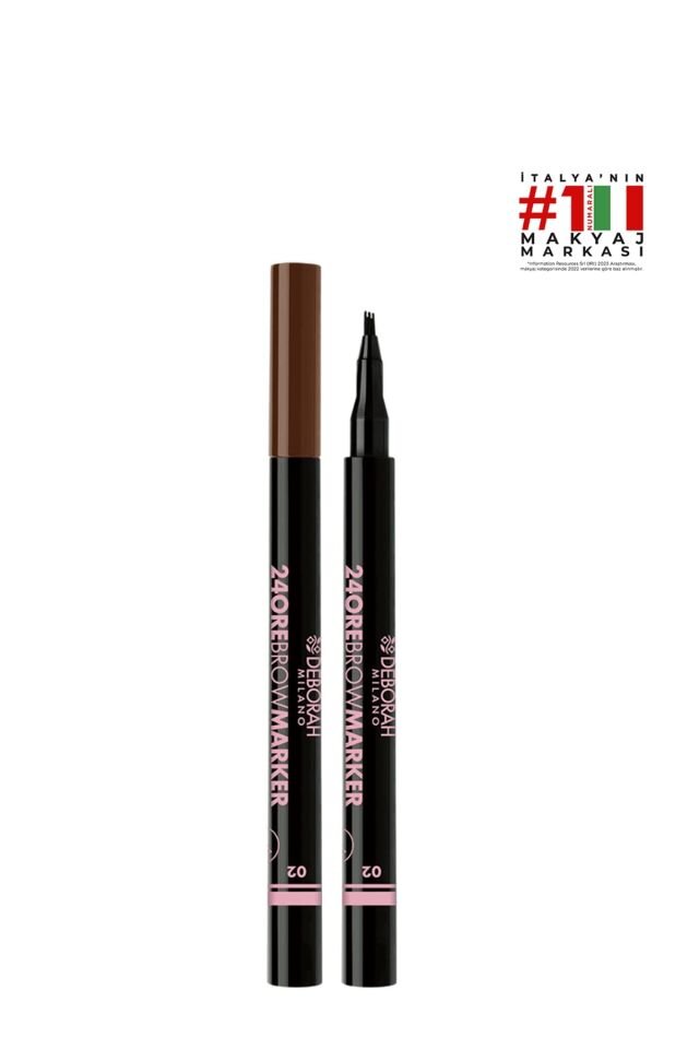 24 Ore Eyebrow Marker Kaş Kalemi No:02_lıght Brown