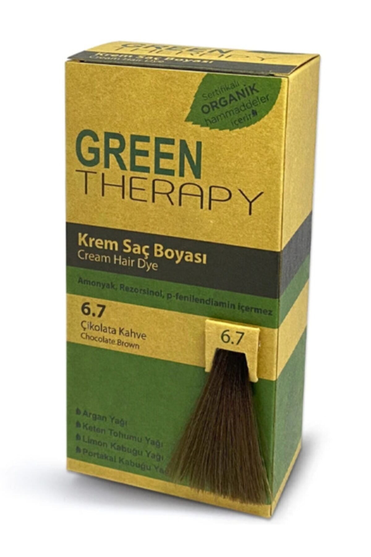 Green Therapy Krem Saç Boyası 6.7 Çikolata Kahve