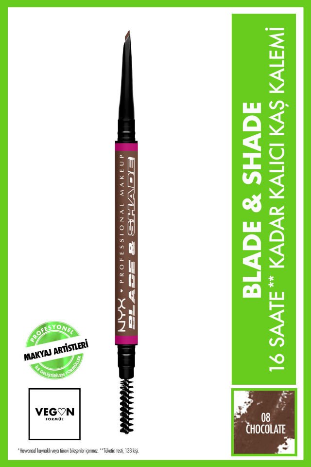 Blade N Shade Kaş Kalemi - 08 Chocolate