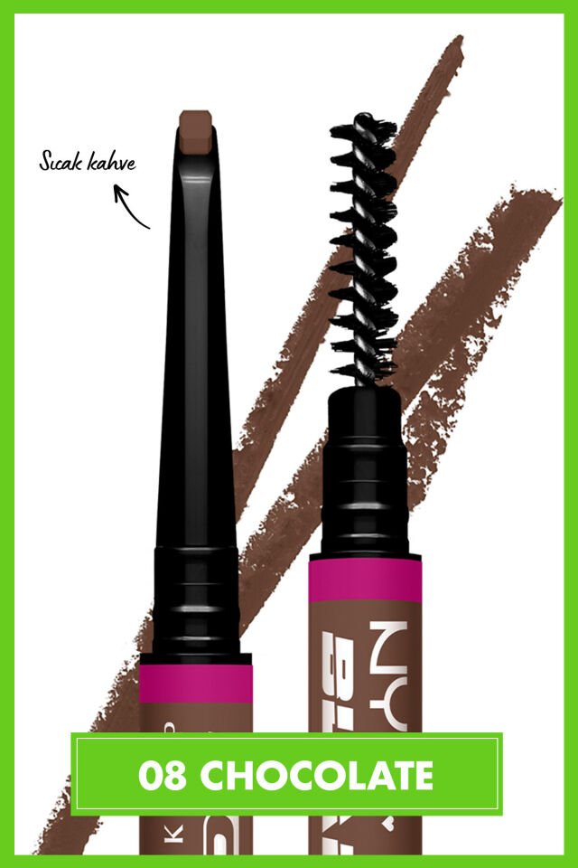 NYX Professional Makeup Blade N Shade Kaş Kalemi - 08 Chocolate