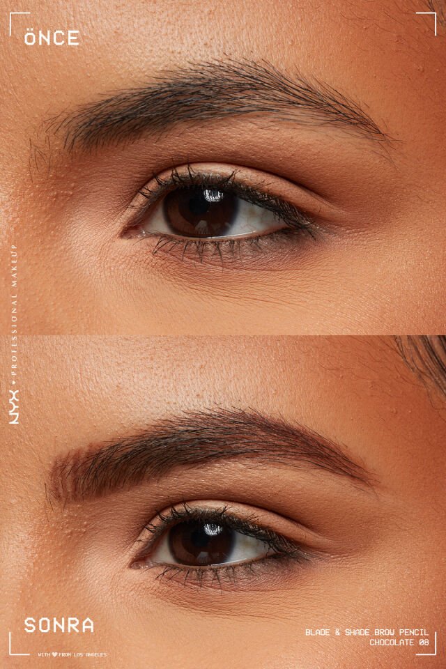 NYX Professional Makeup Blade N Shade Kaş Kalemi - 08 Chocolate