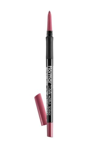 Flormar Stylematic Mat Bitişli & Suya Dayanıklı Asansörlü Dudak Kalemi SL08