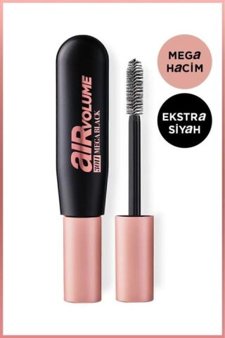 L'Oréal Paris Air Mega Black Maskara – 30 Saate Kadar Kalıcı – Ekstra Siyah