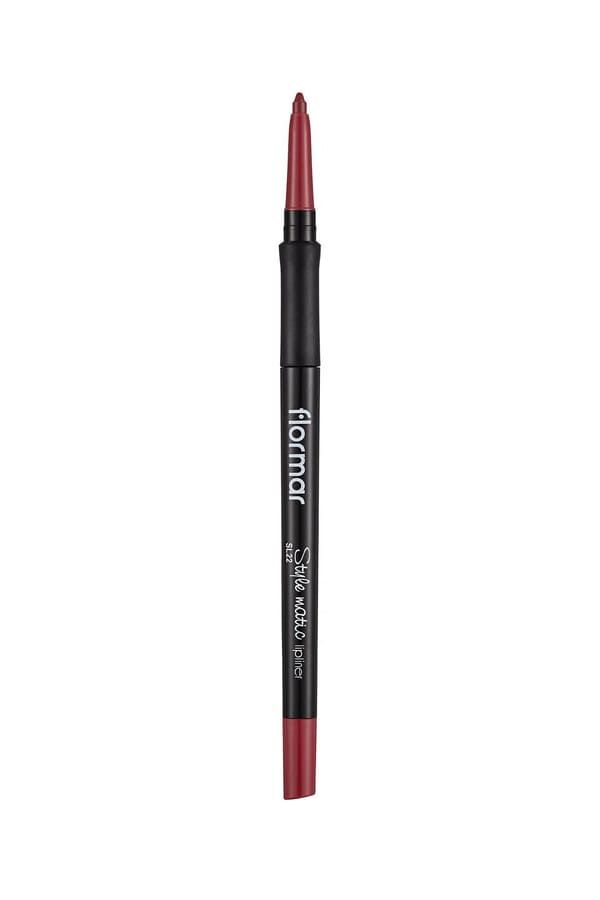 Flormar Stylematic Mat Bitişli & Suya Dayanıklı Asansörlü Dudak Kalemi SL22