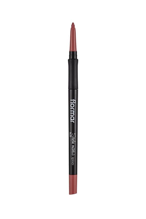 Flormar Stylematic Mat Bitişli & Suya Dayanıklı Asansörlü Dudak Kalemi SL25