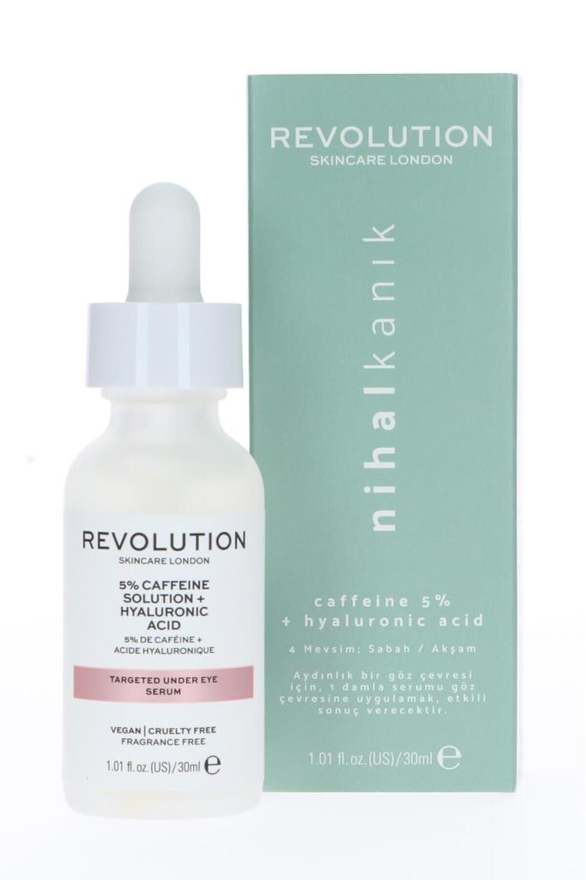 Revolution  X Nihal Kanık %5 Kafein Ve Hyalüronik Asit Göz Serumu 30 Ml