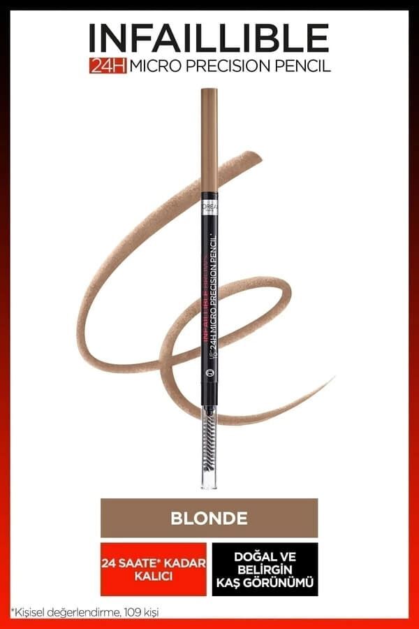 L'oréal Paris Infaillible 24H Micro Precision Kaş Kalemi - Blonde
