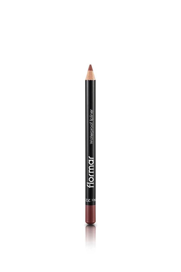 Flormar Yüksek Pigmentli & Mat Bitişli Suya Dayanıklı Dudak Kalemi  No: 202