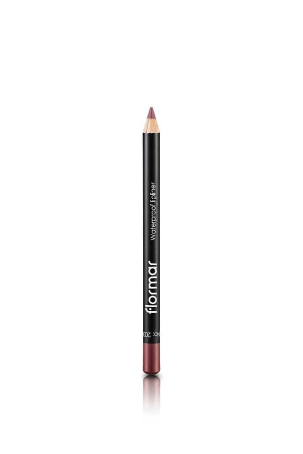 Flormar Yüksek Pigmentli & Mat Bitişli Suya Dayanıklı Dudak Kalemi  No: 203