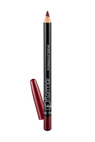 Flormar Yüksek Pigmentli & Mat Bitişli Suya Dayanıklı Dudak Kalemi  No: 205