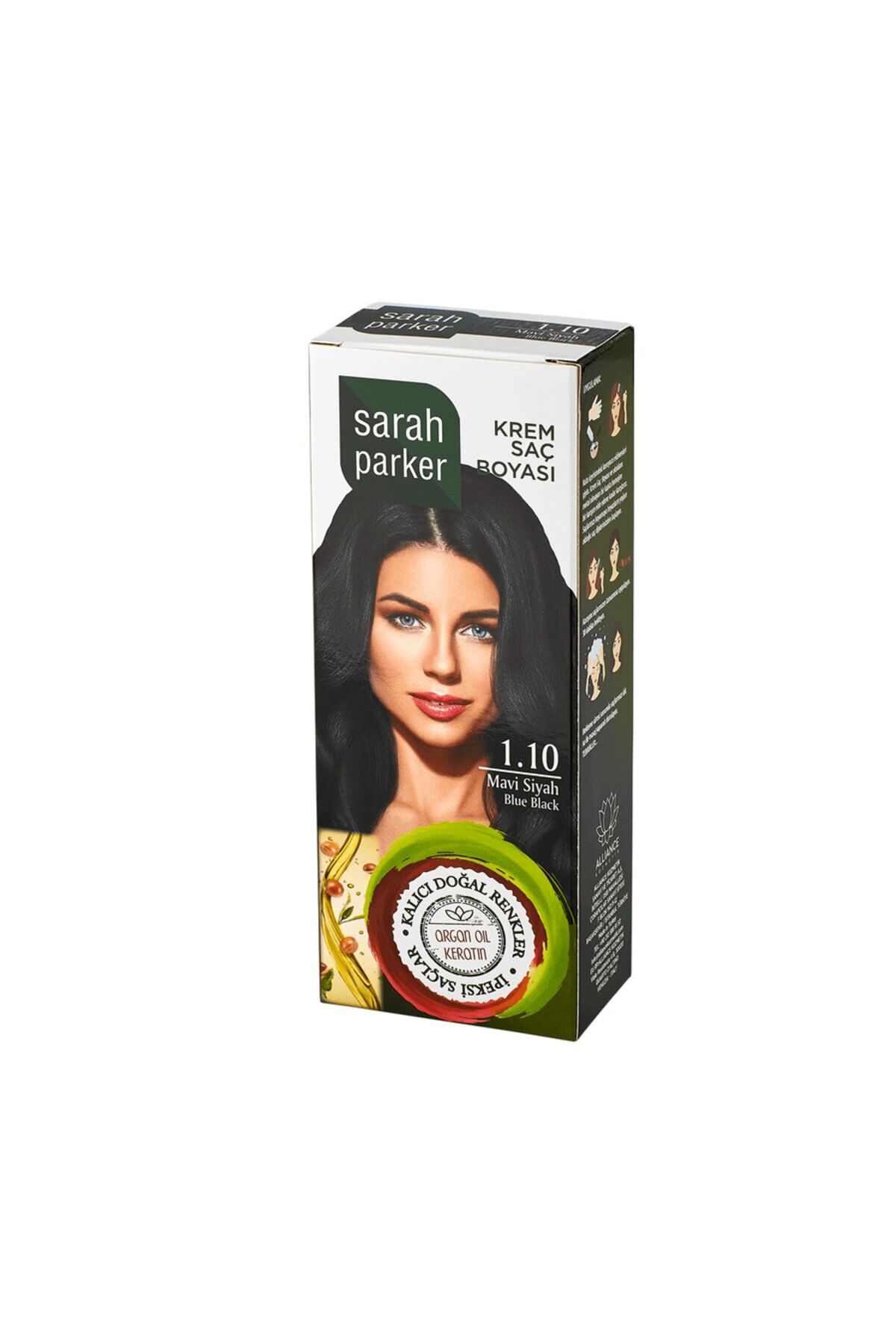 Sarı Krem Saç Boyası Mavi Siyah