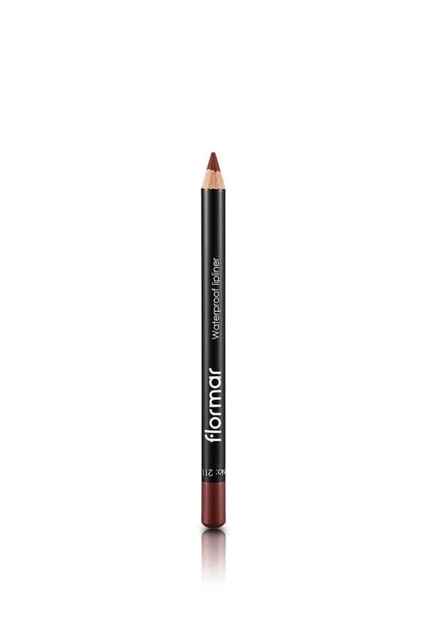 Flormar Yüksek Pigmentli & Mat Bitişli Suya Dayanıklı Dudak Kalemi  No: 211