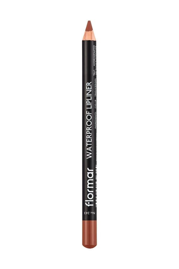 Flormar Yüksek Pigmentli & Mat Bitişli Suya Dayanıklı Dudak Kalemi  No: 243