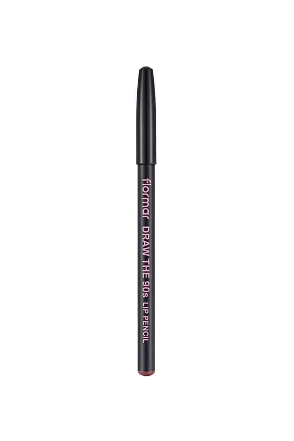 Flormar Draw The 90s Yüksek Pigmentli & Mat Bitişli Suya Dayanıklı Dudak Kalemi No: 04