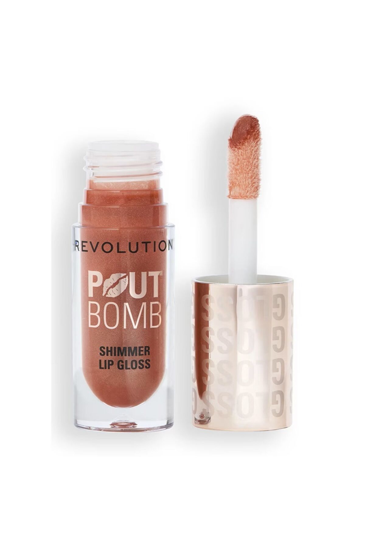 Revolution Shimmer Bomb Gloss  - Nude Glow