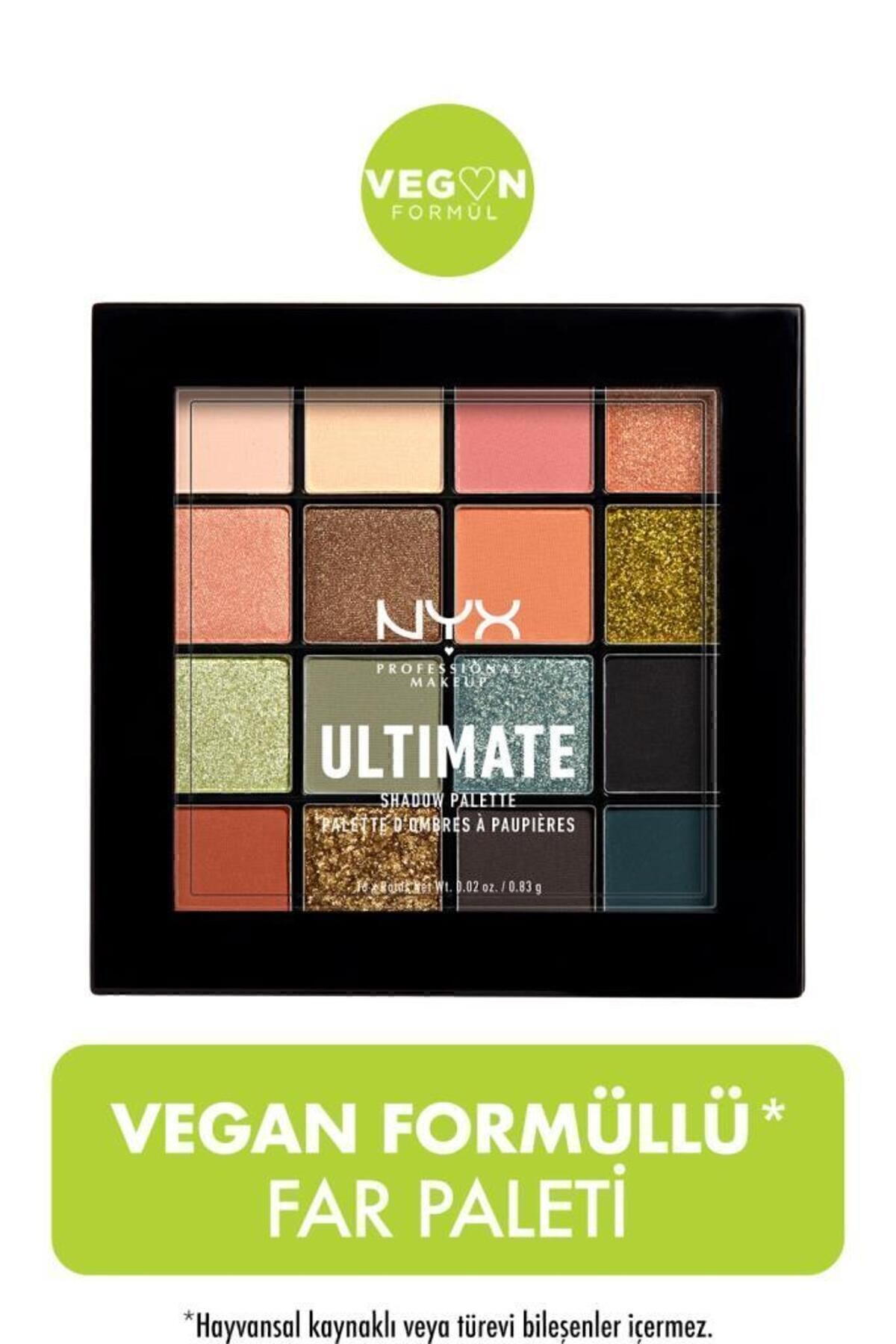 NYX Professional Makeup Göz Farı Paleti Ultimate Shadow Pallette USP03 Warm Neutrals