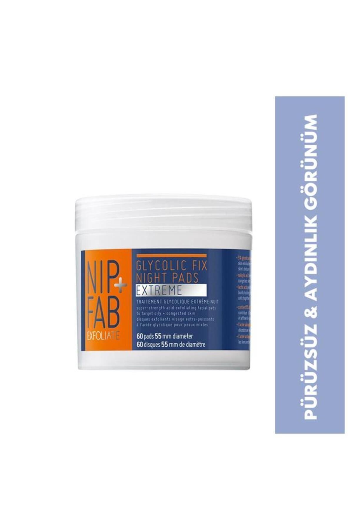Glycolic Fix Extreme 60 Adet Pürüzsüz Aydınlık Görünüm Gece Pedi