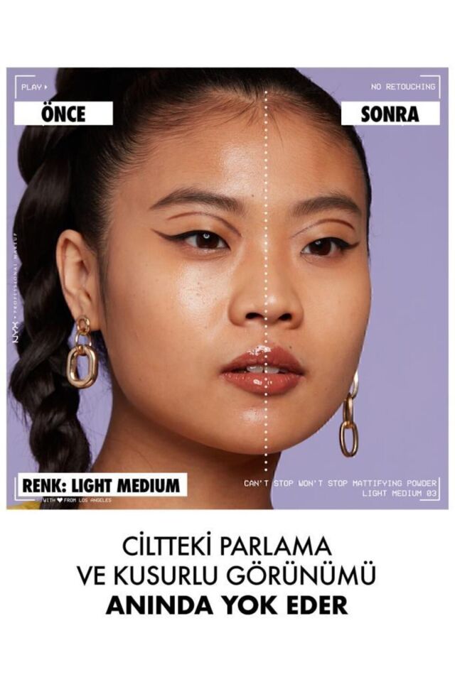 Can’t Stop Won’t Stop Matlaştırıcı Pudra- Light Medium