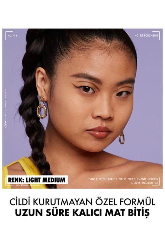 Can’t Stop Won’t Stop Matlaştırıcı Pudra- Light Medium