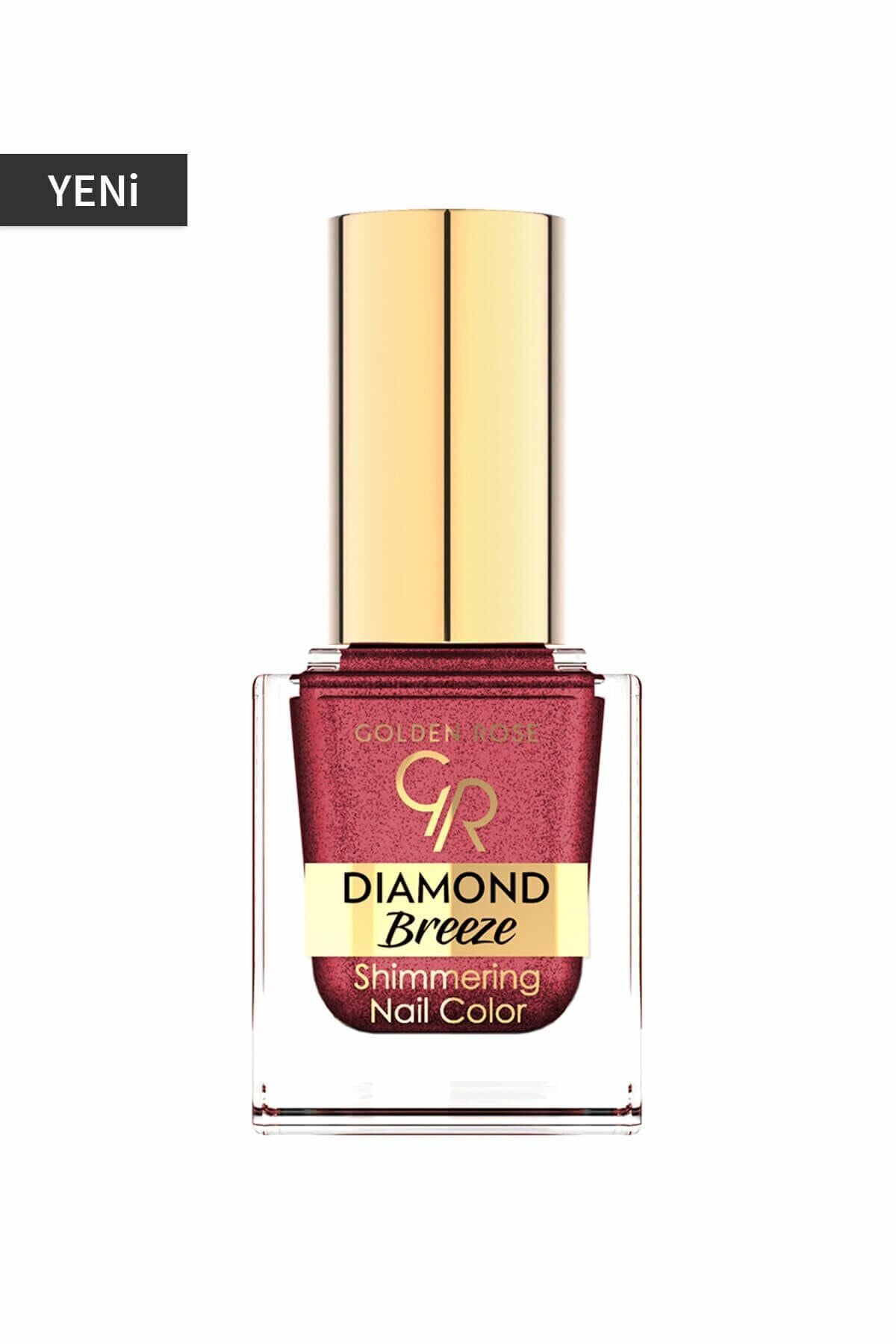 Oje - Diamond Breeze Shimmering Nail Color 04 Plum Sparkle