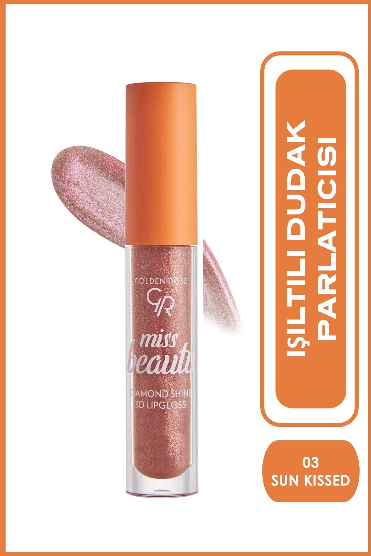 Miss Beauty Diamond Shine 3Dlip.No:03Sunkissed